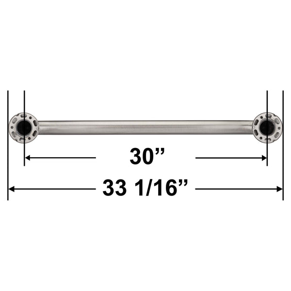 Large Satin Stainless Universal Wire Accessory Tray for 1.25 Diameter Grab Bar Rebrilliant Finish: Satin Stainless